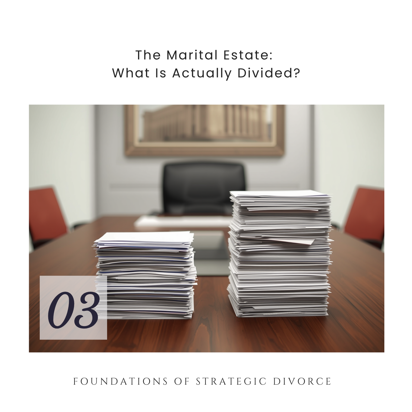 V1 - E3 The Marital Estate What Is Actually Divided